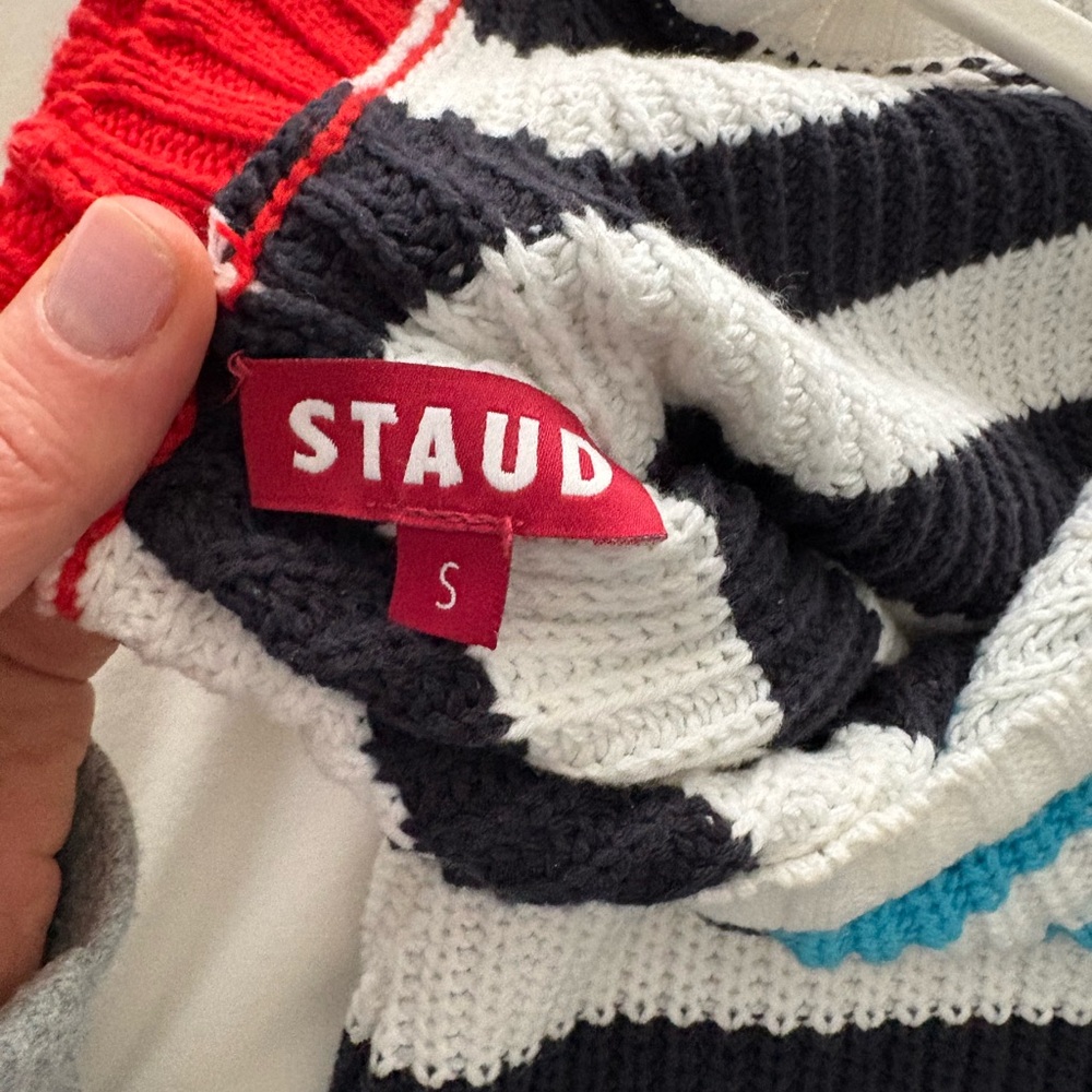 STAUD Striped Knit Maxi Dress - Picture 3 of 5